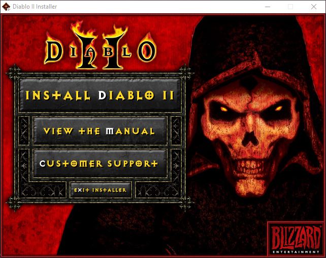 Install Diablo II